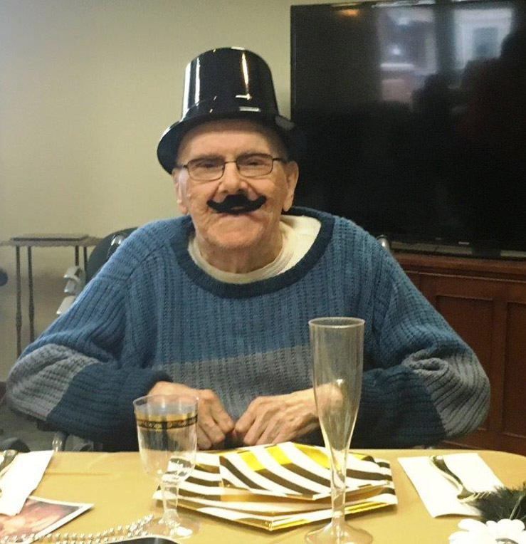 Senior Resident in Costume