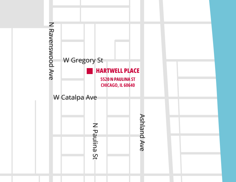 Location of Hartwell Place on a map.