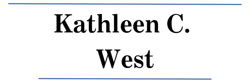 Sponsor Kathleen C. West.