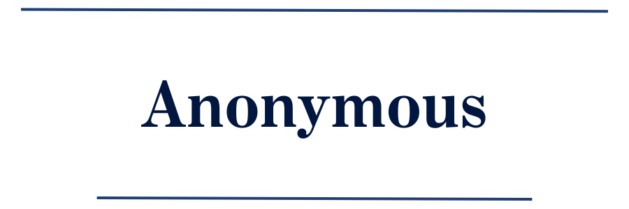 Logo for an anonymous donor.
