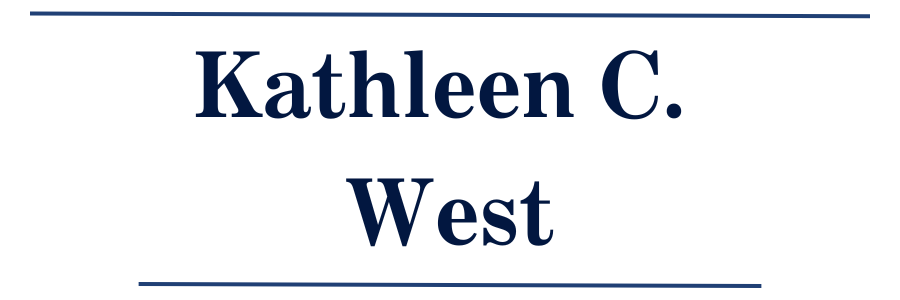 Logo for Kathleen C. West