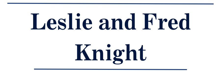 Logo for Leslie and Fred Knight