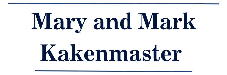 Logo that reads, "Mary and Mark Kakenmaster"