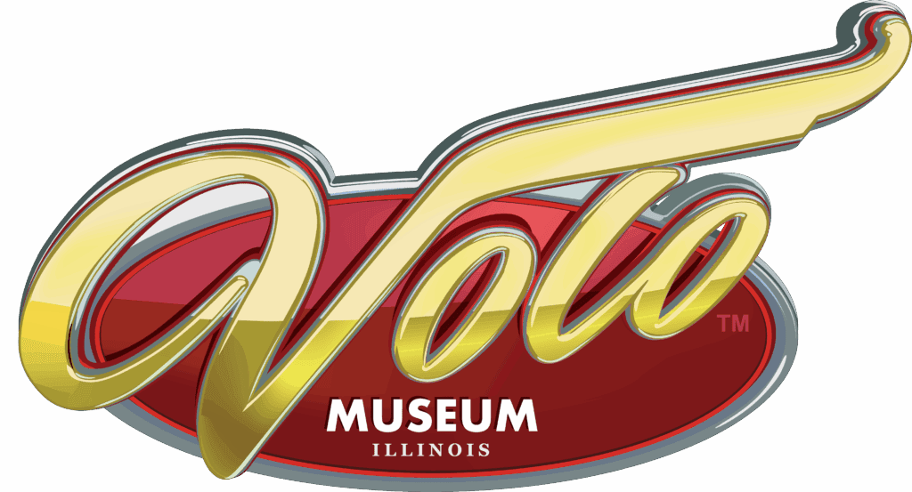 Red and gold logo that reads Volo Museum.